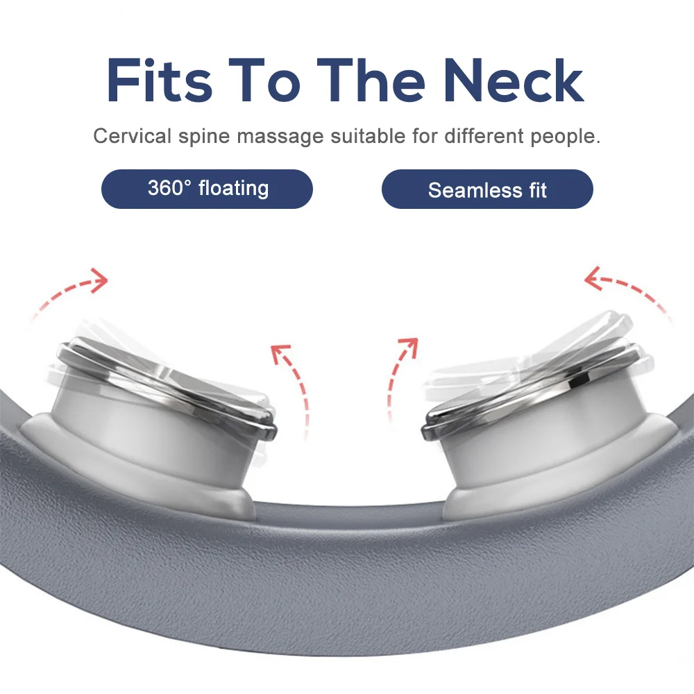 

Electric Neck Massager 4 Heads Pain Relief Tool Neck Massage Health Care Intelligent Cervical Relaxation Vertebra Physiotherapy