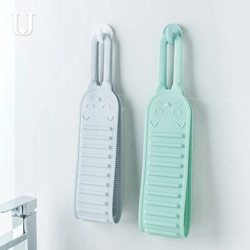 Xiaomi Jordan&ampampJudy Силиконовое полотенце для ванны с двусторонними мягкими щетинками быстрого образования пены из экологически чистого материала.