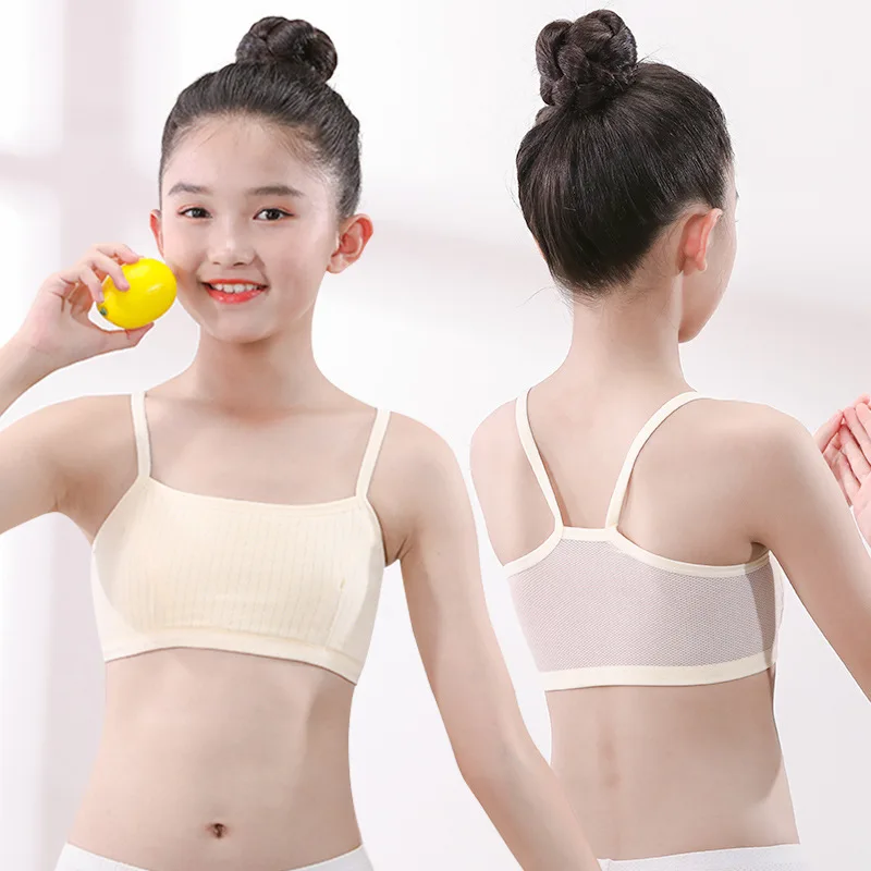 

EuerDoDo Girls Bra Cotton Tops Crop Teens For Girls Breathable Girls Underwear Sport Training Bra Teen Clothing 2021