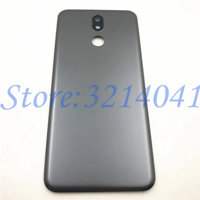 

10 шт./лот 5,7 "для LG K40 2019 X420 LMX420HM LMX420EM Крышка корпуса Дверь задняя крышка батарейного отсека с объектив камеры