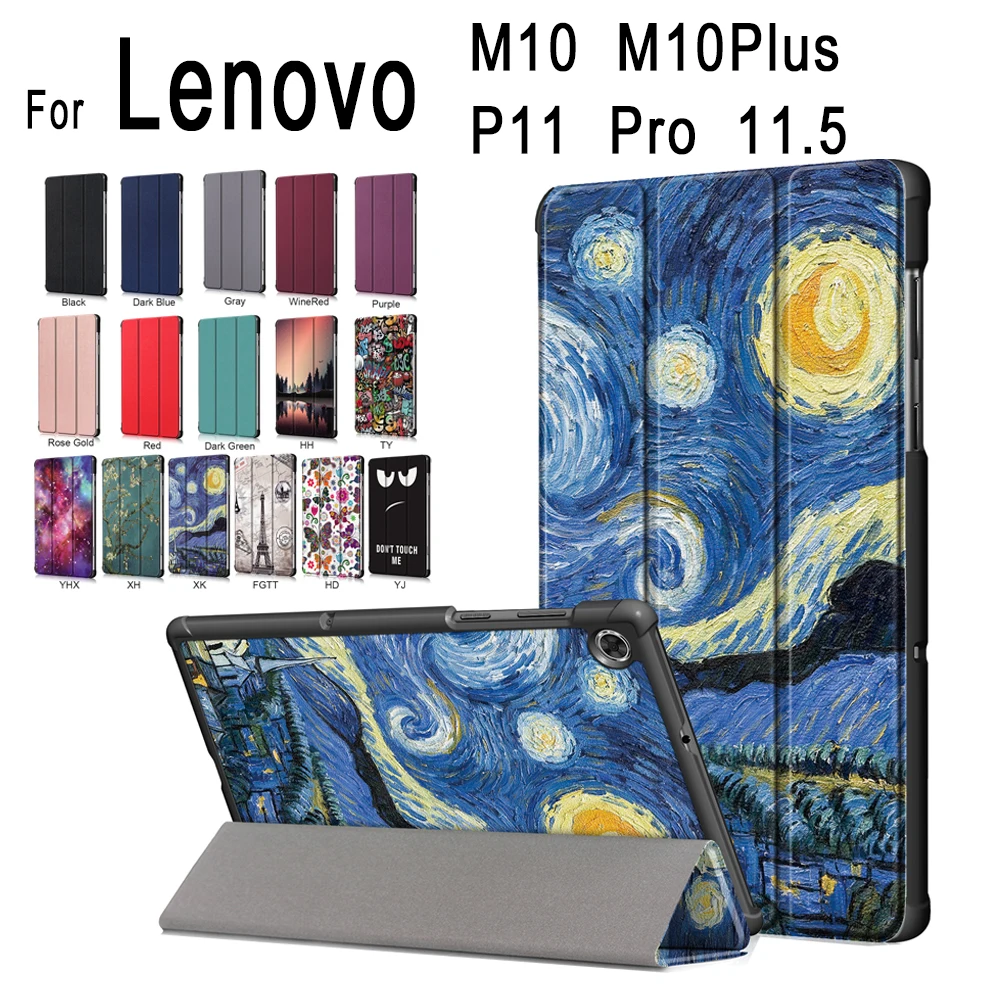 Смарт чехол для планшета Lenovo Tab M10 FHD плюс 10 3 ТБ X606F TB X606X HD 1 X605 X306X кожаный смарт Funda