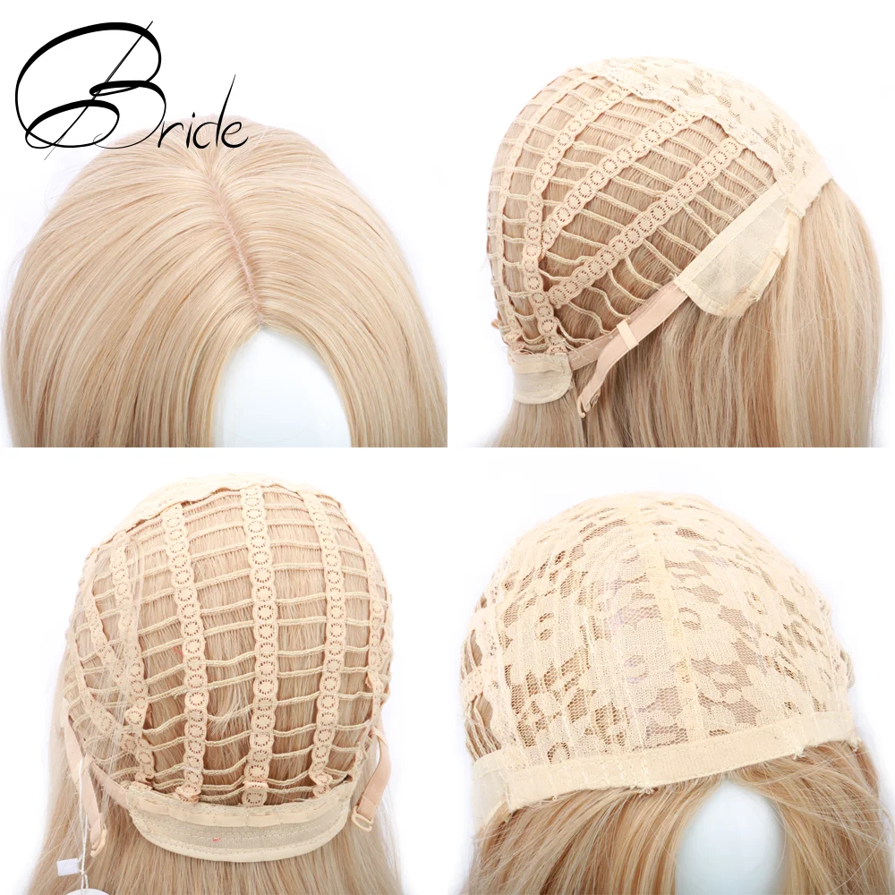 Парик для косплея невесты 20 дюймов парик блонд парики с волнистыми волосами