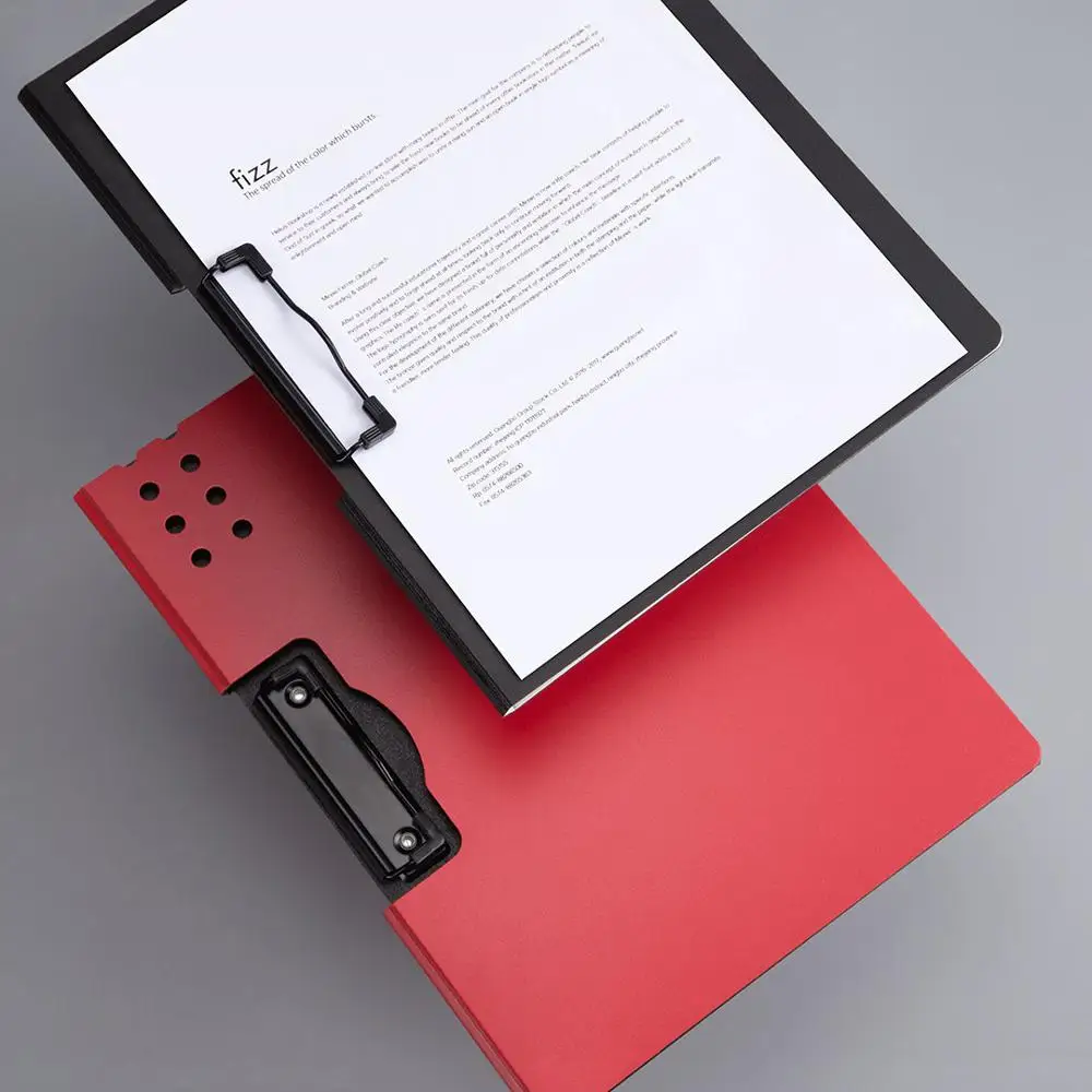 

Xiaomi mijia horizontal A4 folder matte texture portable pen tray 3 layer thick notebook office meeting papers pocket school
