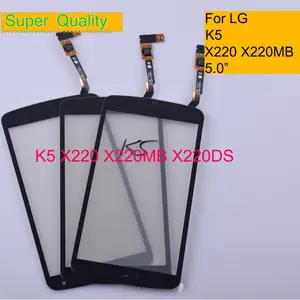 10 шт.лот K5 для LG K5 X220 X220MB X220DS сенсорный экран Сенсорная панель дигитайзер Переднее стекло Внешний объектив сенсорный экран без ЖК-дисплея