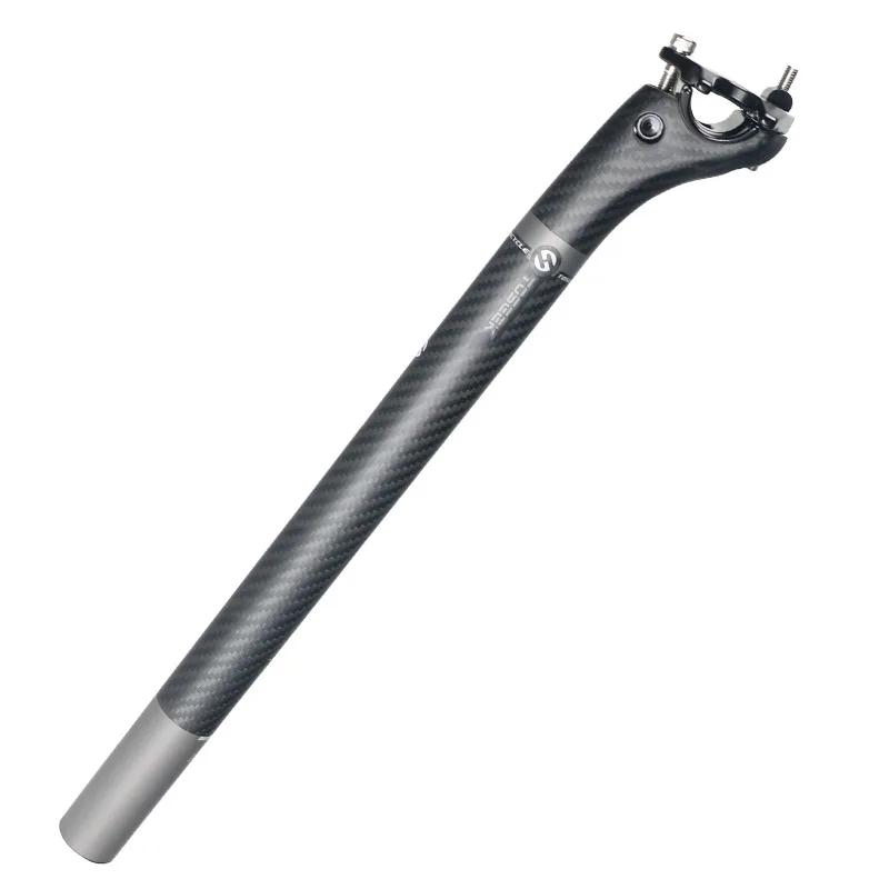 

TOSEEK Carbon Fiber Bicycle Seat Tube After Floating 3K Twill Mountain Road Bike Seat Tube 27.2/30.8/31.6*350/400mm Cycling Part