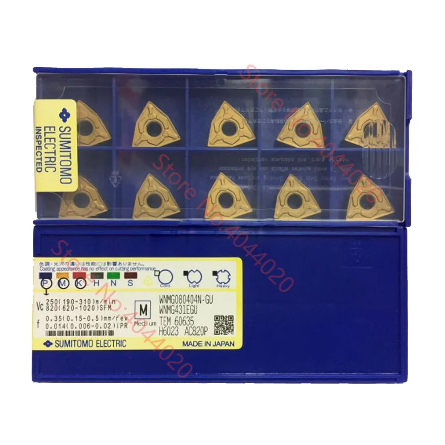 WNMG080412N-GU AC630M WNMG433EGU Sumitomo 10 шт. качественные товары новый оригинальный | Инструменты