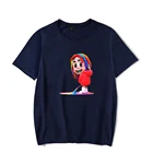 Футболка Rapper 69 6ix9ine SixNine для мужчин и женщин, Повседневная рубашка с графическим принтом в стиле Харадзюку, уличная одежда с коротким рукавом, большие размеры, на лето