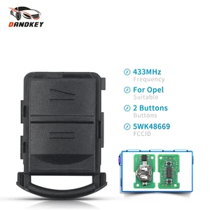 Dandkey 2B ASK 433 МГц Ключ дистанционного управления, умный Автомобильный ключ для Vauxhall для Opel Corsa C Meriva Tigra Combo Van без лезвия