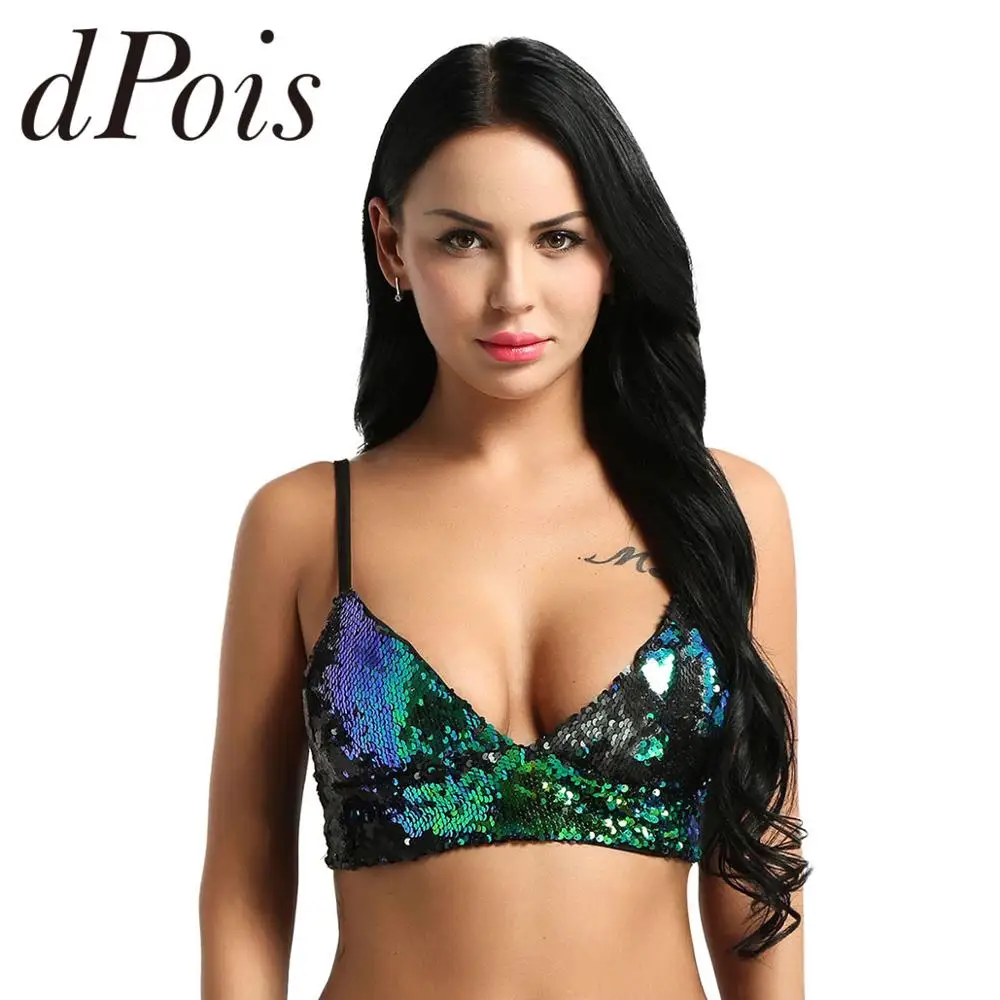 Женский топ бикини со съемными чашечками сексуальный бюстгальтер купальный