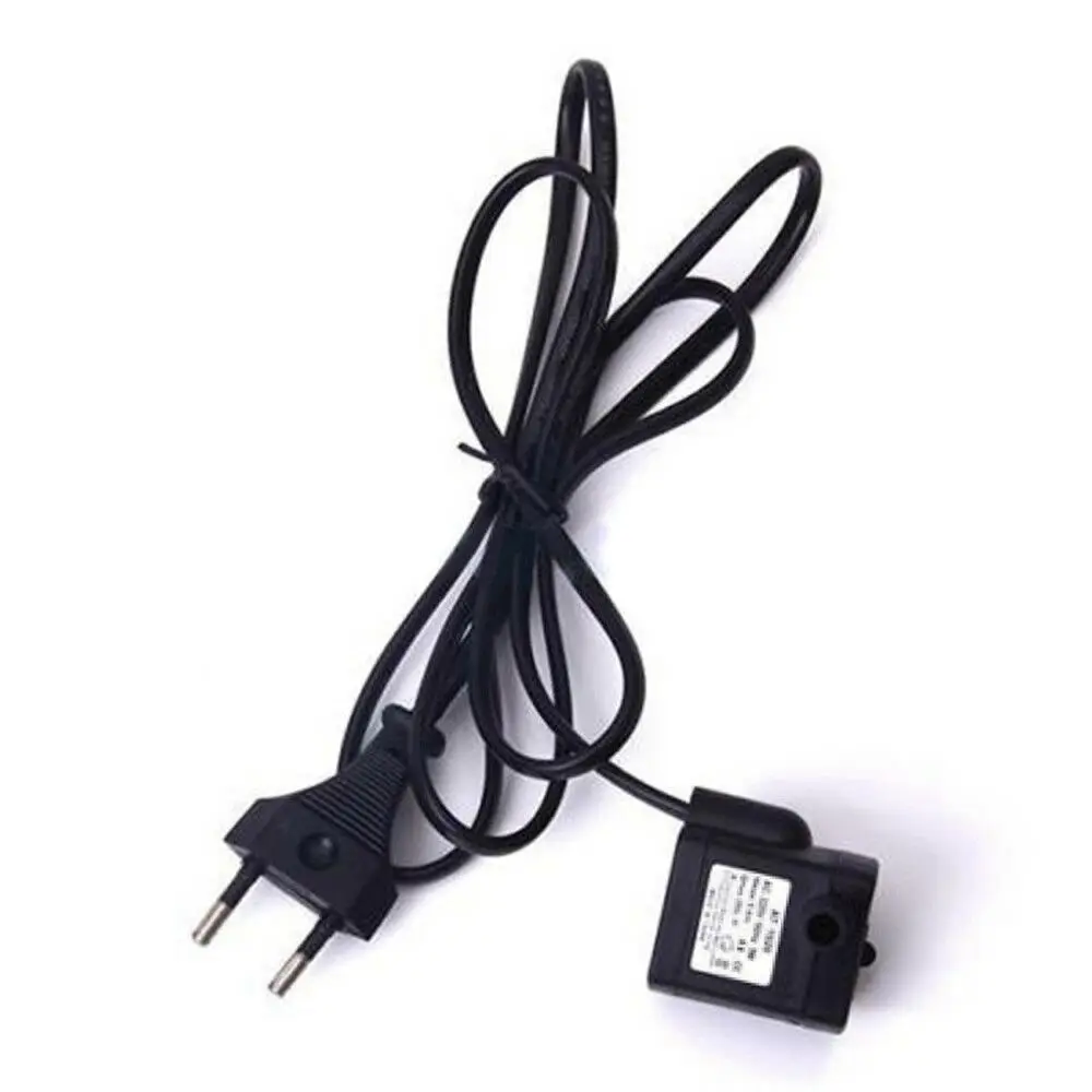 Миниатюрная вода 3 Вт 220 В погружной насос для аквариума фонтана пруда сада вилка