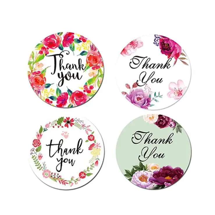 500 шт. круглых наклеек спасибо за ваш заказ покупки в маленьком магазине наклейки