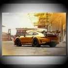 Плакаты Supercar Porsches 911 GT3, спортивный автомобиль, настенные картины, современные картины на холсте для декора гостиной