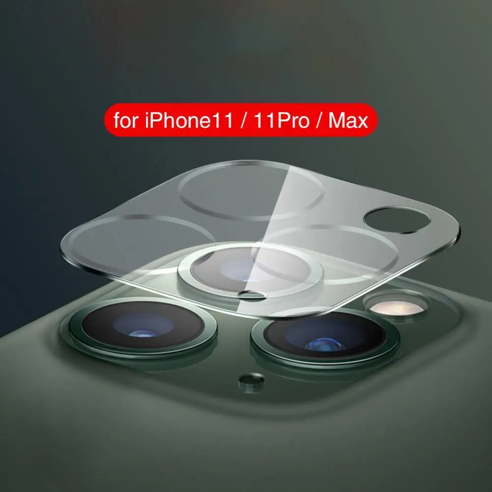 

Стеклянная Защитная пленка для объектива камеры телефона с защитой от отпечатков пальцев для iPhone 11 Pro Max