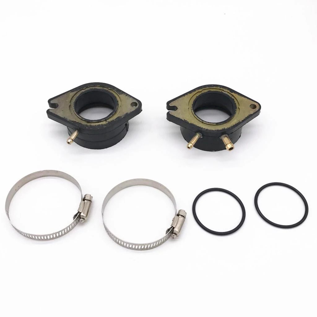 Carburetor Intake Manifold Boot Joint w/ Mounting Kits for Yamaha Virago 750 XV750 81-83 ATV Carb | Carburetors
