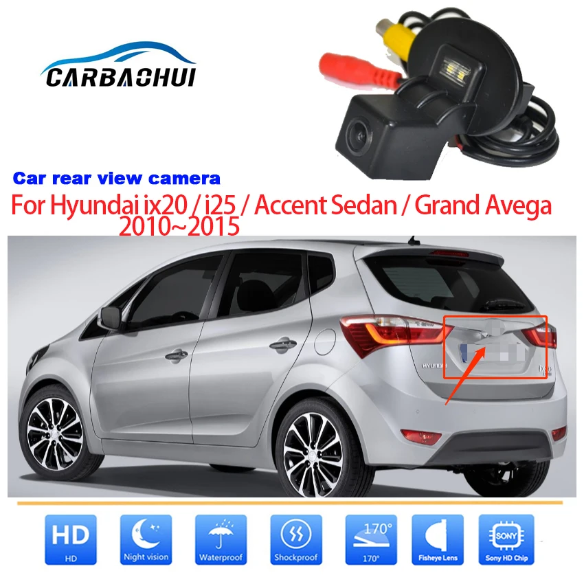 Автомобильная Беспроводная парковочная камера заднего вида для Hyundai ix20 i25 Hyunda Accent