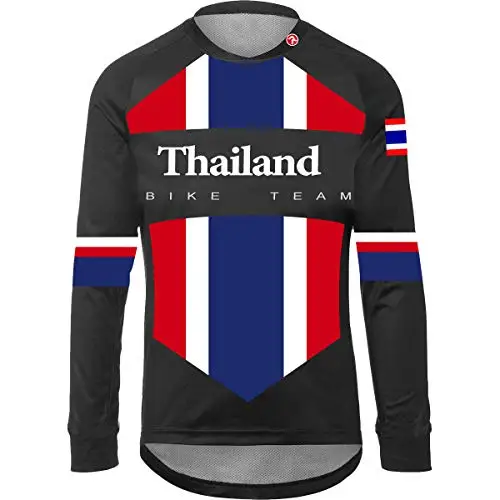 Тайланд Джерси для мотокросса Спортивная команда рубашка велосипеда мужская с