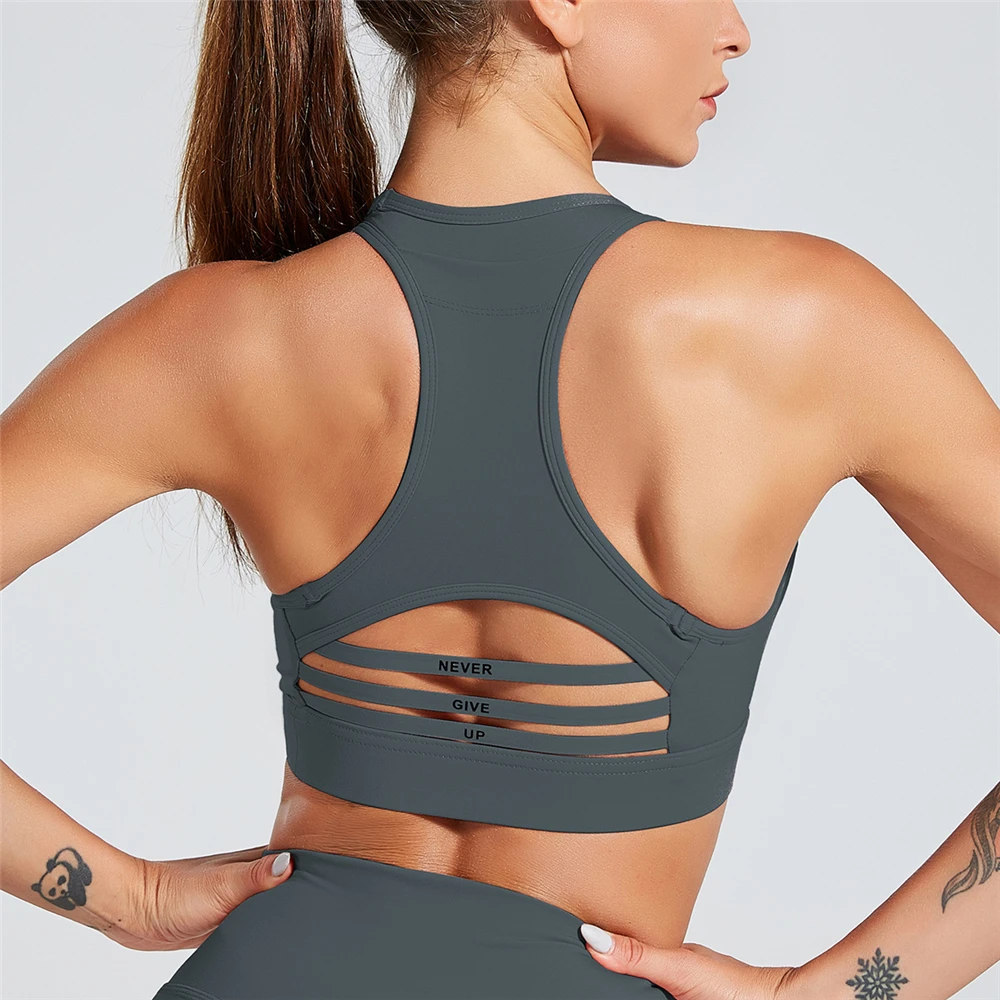 Спортивный бюстгальтер Dragon Fit для женщин сетчатый топ фитнеса йоги спортзала с