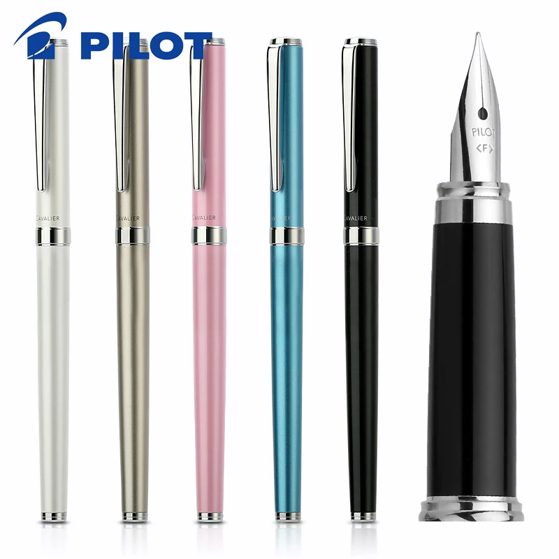 1Pcs Pilot FCA-3SR Cavalia Fountain Pen Marble Metal Rod, Replaceable Ink Sac Imported Cavalia Gift Box Adult Gift