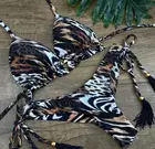 Женский купальник с леопардовым принтом, комплект бикини на одно плечо, летний бразильский купальник из двух предметов, 2020