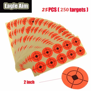 Цель бумажная цель для стрельбы 1,572 дюйма x 250 штук оранжевый Флуоресцентный самоклеящаяся Круглые патчи Бумажная мишень для пейнтбола