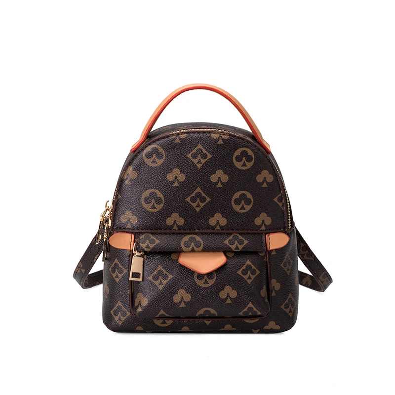 Модный высококачественный Женский рюкзак с принтом простой милый мини