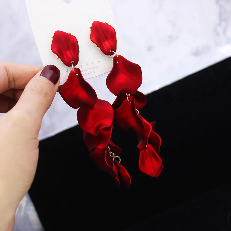 Блестящие элегантные серьги гвоздики с цветами для женщин простые Стильные