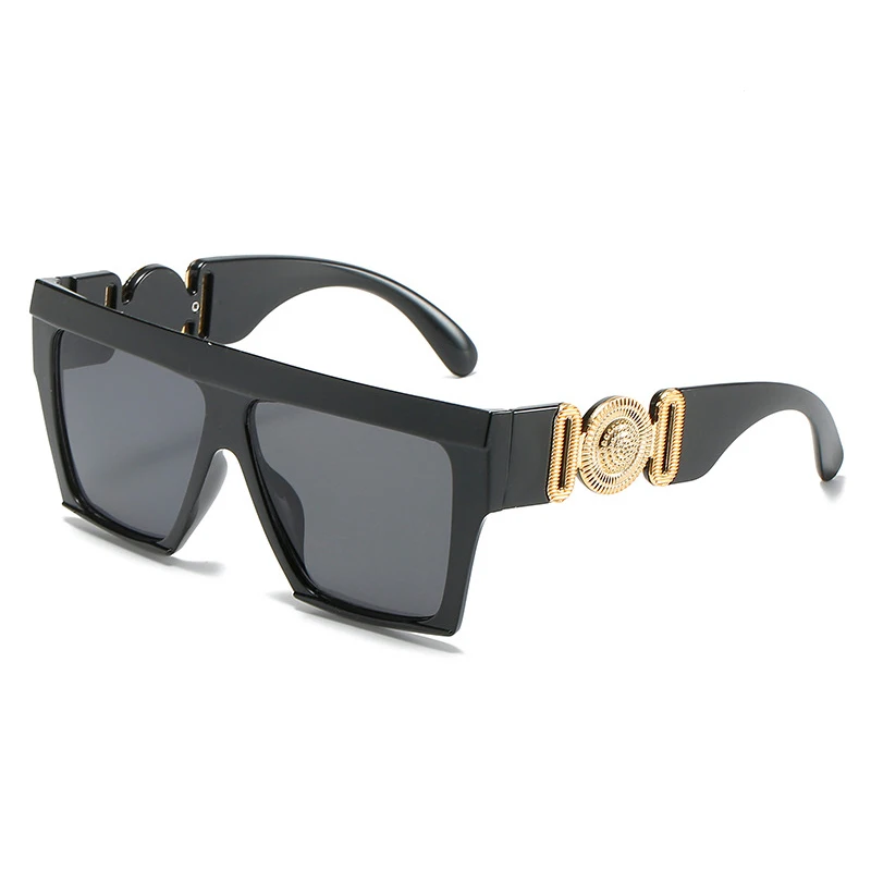 

Brand Design Square Large Frame Sunglasses For Women Men Fashion Retro Male Female Summer Car Driving Sun Glasses Eyewear Shades