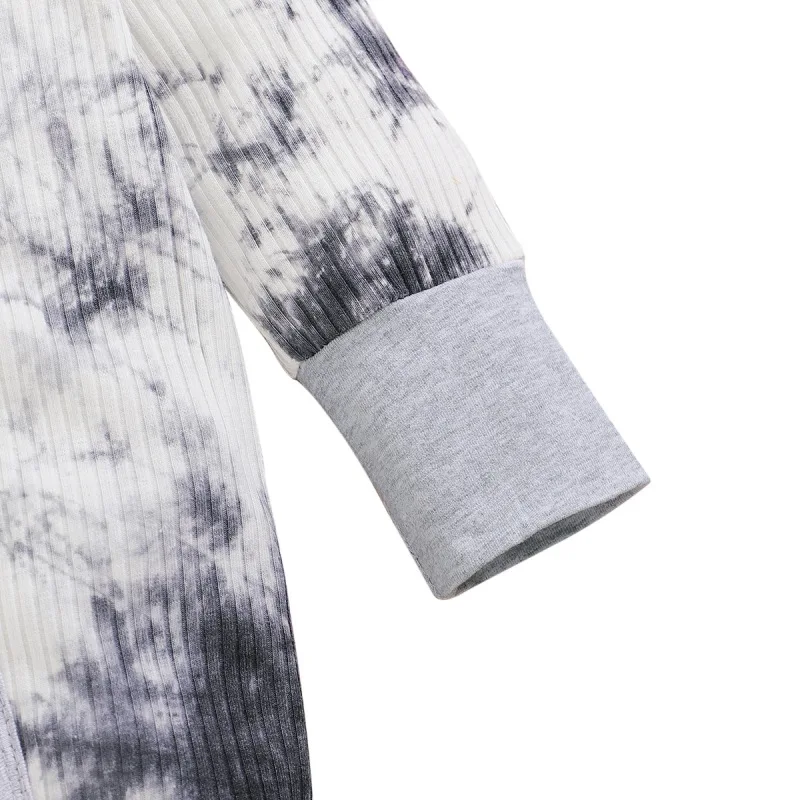 

Baby Bodysuit Autumn Infant Girls Boys Long Sleeve Tie Dye Print Jumpsuit Kids Outfits1
