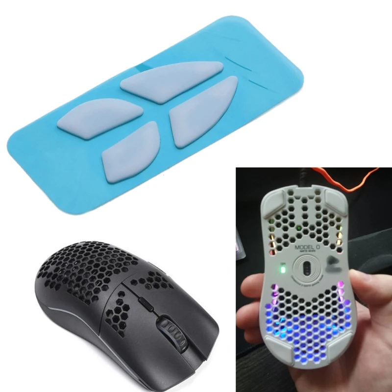 

1 упаковка мыши педаль для ног для великолепной модели O Odin мышь сменная мышь ступни скользит изогнутый край мышь наклейка для ног HCCY