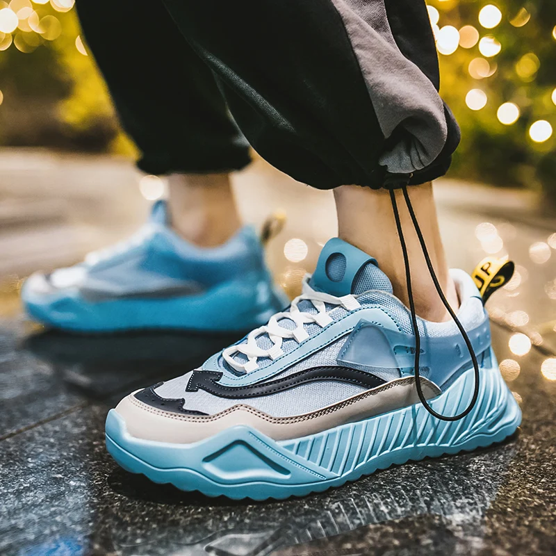 Мужские кроссовки на шнуровке Harogath повседневные уличные увеличивающие рост для