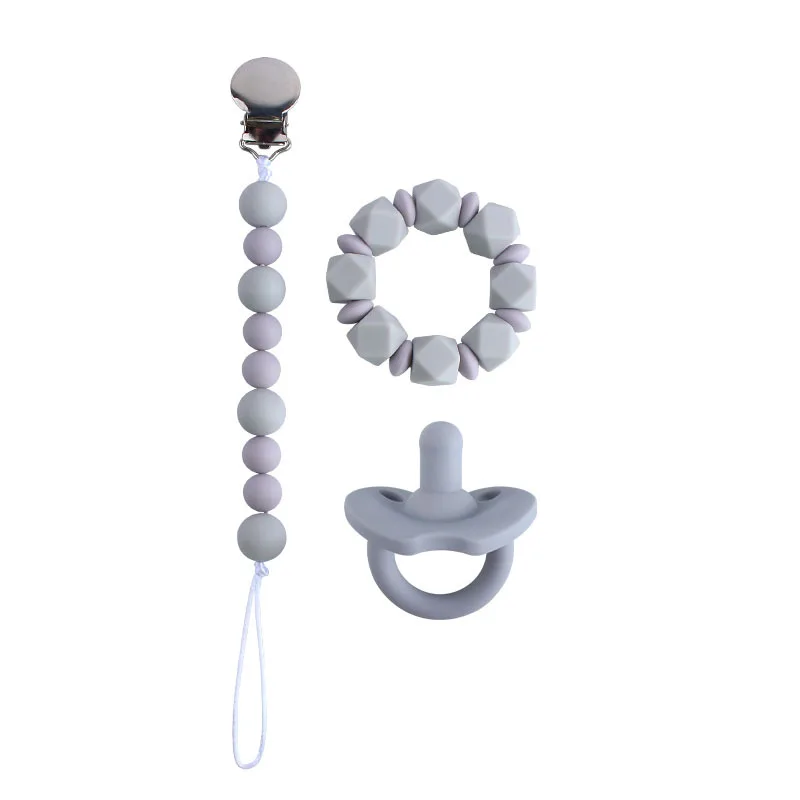 

3 шт./компл., Детские Силиконовые зажимы для соски-пустышки