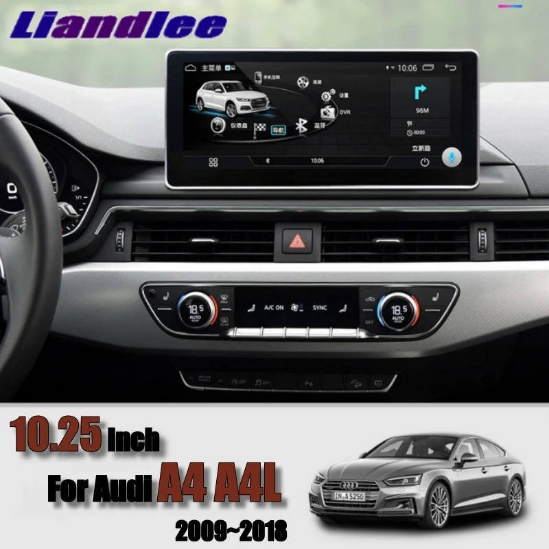 Liandlee Автомобильный мультимедийный плеер навигатор CarPlay адаптер для Audi A4 A4L 2016 2017