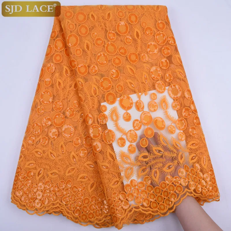 Модный Французский Тюль кружевная ткань с блестками молочного шелка кружева