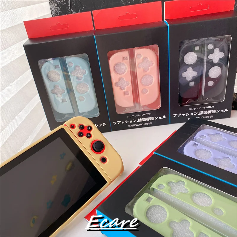 

Красочный чехол Ecare NintendoSwitch для консоли Nitendo, аксессуары для консоли переключателя, мягкий чехол из ТПУ, защитный съемный чехол