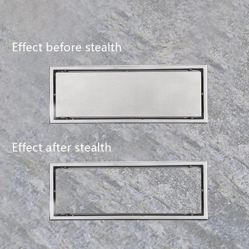 Напольные стоки из нержавеющей стали линейный душевой сток в полу плитка вставка