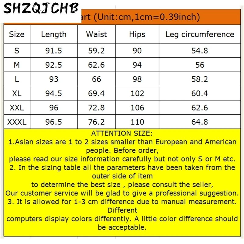 

JCHB 2021 Women's Pants Autumn Winter Joggers for Women Warm Streetwear High Waist Trousers High Quality Femme Pantalon