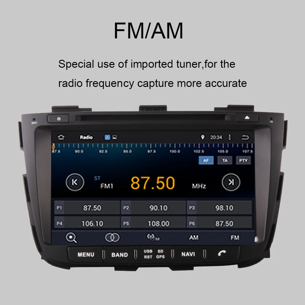 4 Гб + 64 ГБ Автомобильный GPS-навигатор Android 10 0 для Kia Sorento 2013 2014 радио с Bluetooth WiFi Mirror Link