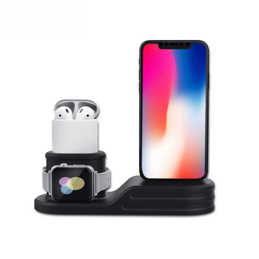 Аксессуары для часов Apple watch band 4 3 5 iwatch ремешок Airpods Iphone XS XR X 11 8 7 силиконовая