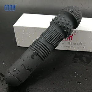 FAAK силиконовый волшебный вибратор AV палочка массажер для тела секс-игрушки Женский мастурбатор , 7 скоростей , мощный для получения удовольствия двойным путем для Для женщин секс продукты