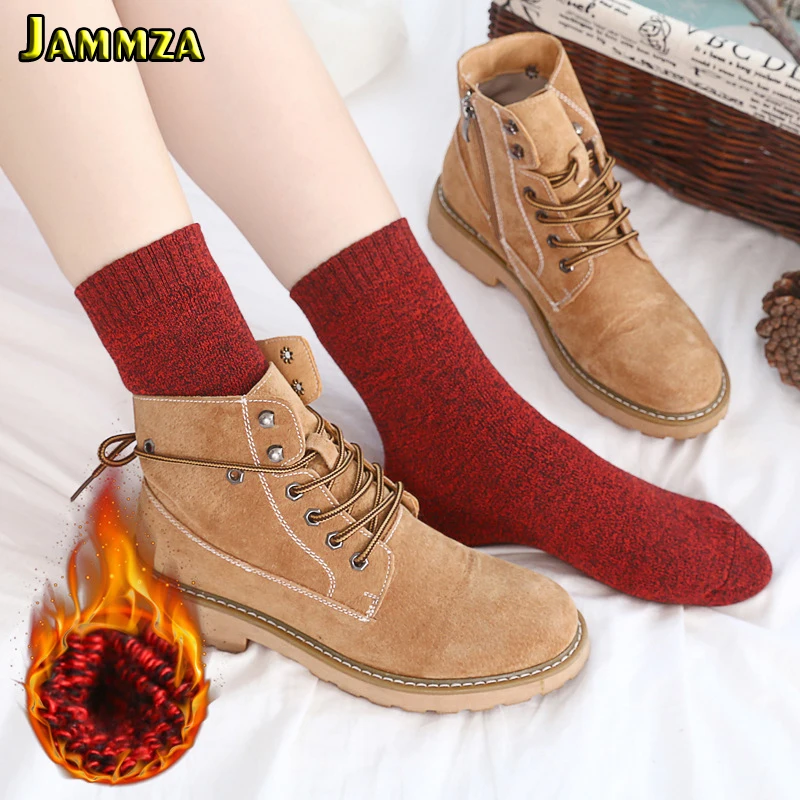 Носки женские зимние теплые шерстяное кашемировое платье повседневные