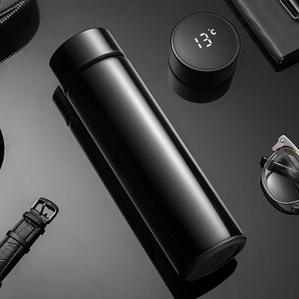 Умный термос из нержавеющей стали 500 мл с ЖК дисплеем|Вакуумные фляги и термосы| |