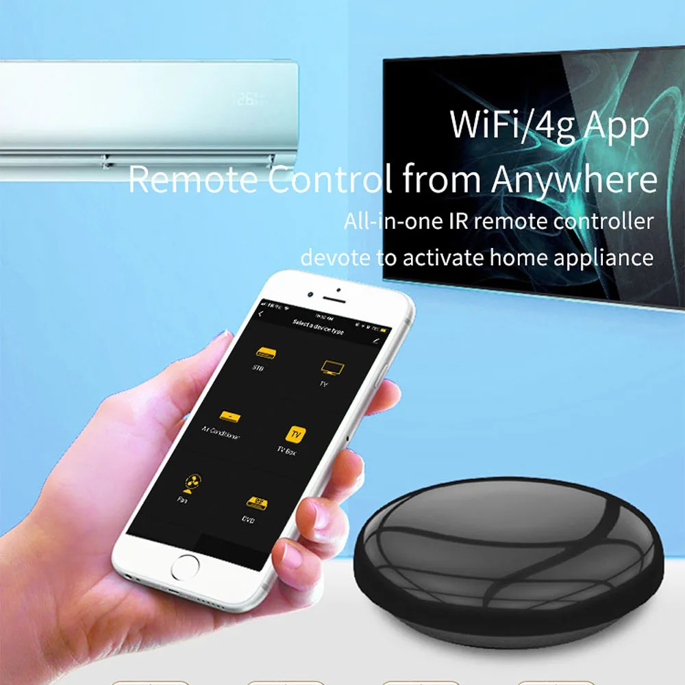 zemismart wifi ir remote ir control hub wi fi2 4ghz enabled infrared universal remote controller for air conditioner tv using free global shipping