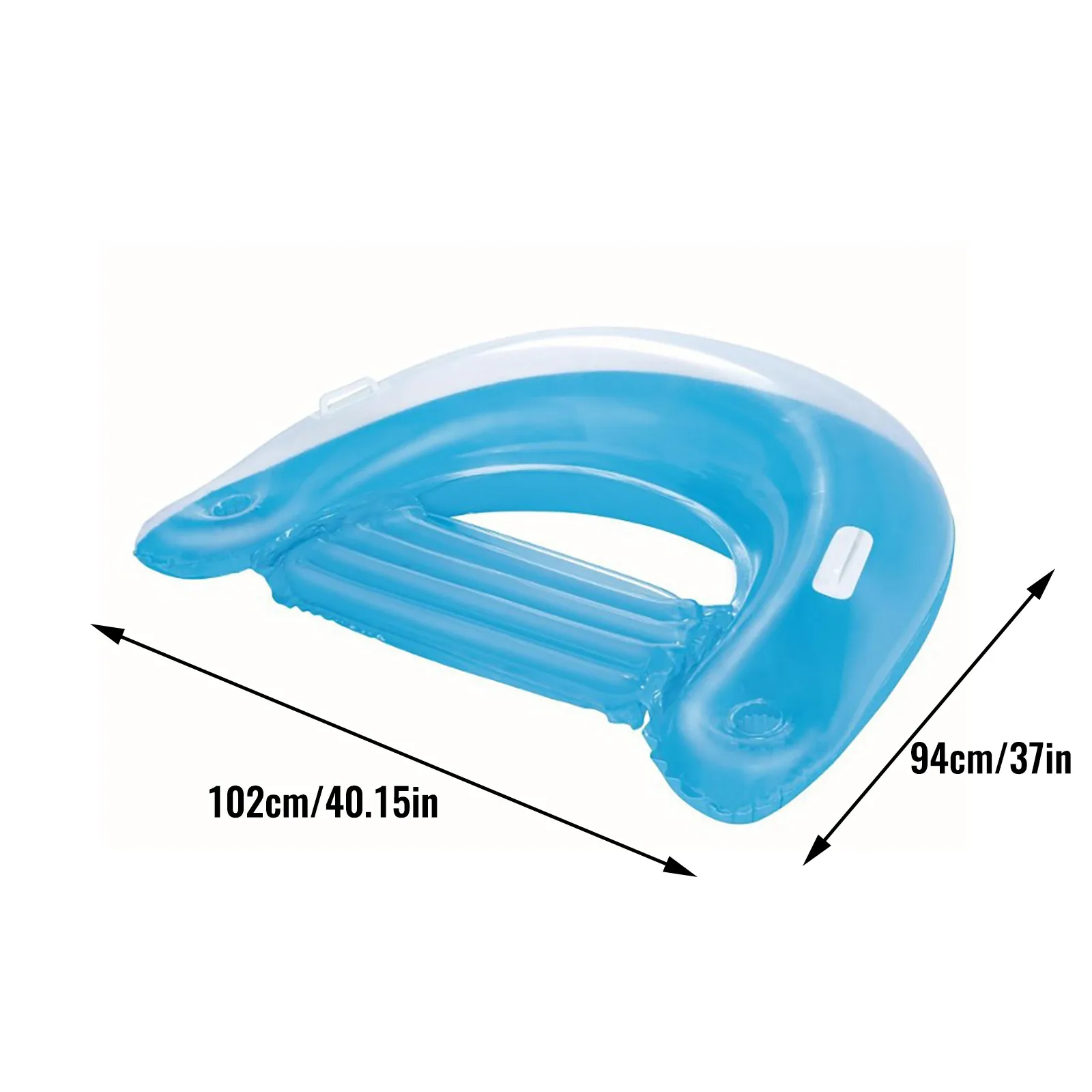 

Water Hammock Recliner Swimming Pool Inflatable Mat Floating Bed Chair Foldable Summer Swimming Air Mattress Sleeping Cushion#4