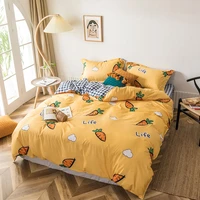 lucky radish for home bedding set home textile soft double sheet luxury queen king size bed linens duvet cover sheet pillow case