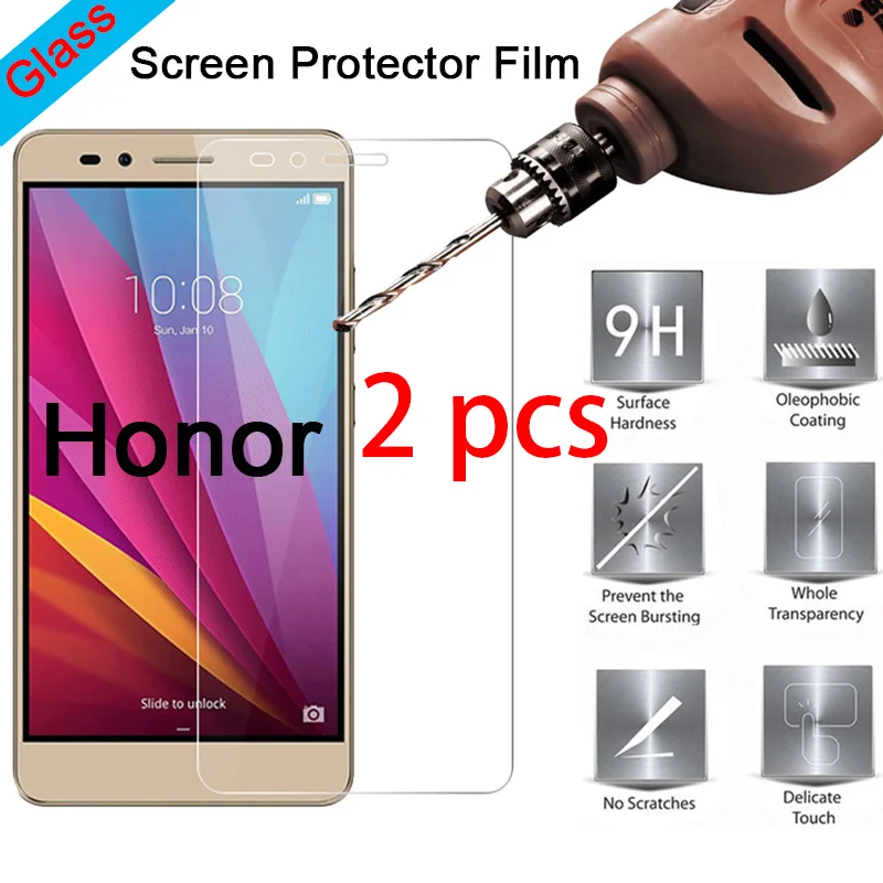 2 шт.! Прозрачное защитное стекло на huawei Honor 8X9 H HD Закаленное протектор экрана для 7X