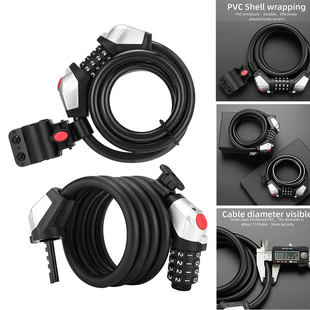 Велосипед тросиком высокий уровень безопасности 4 цифры по ценам от