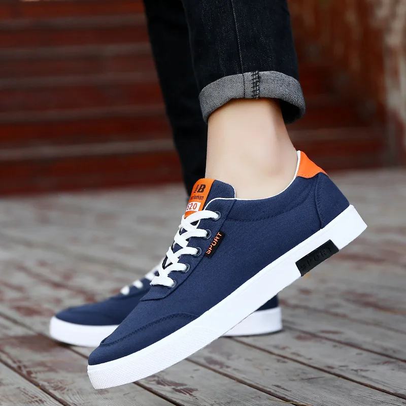 mens shoes casual Denim Male sneaker Slip on Loafers Men Canvas Shoes Breathable Soft Flat Driving | Обувь