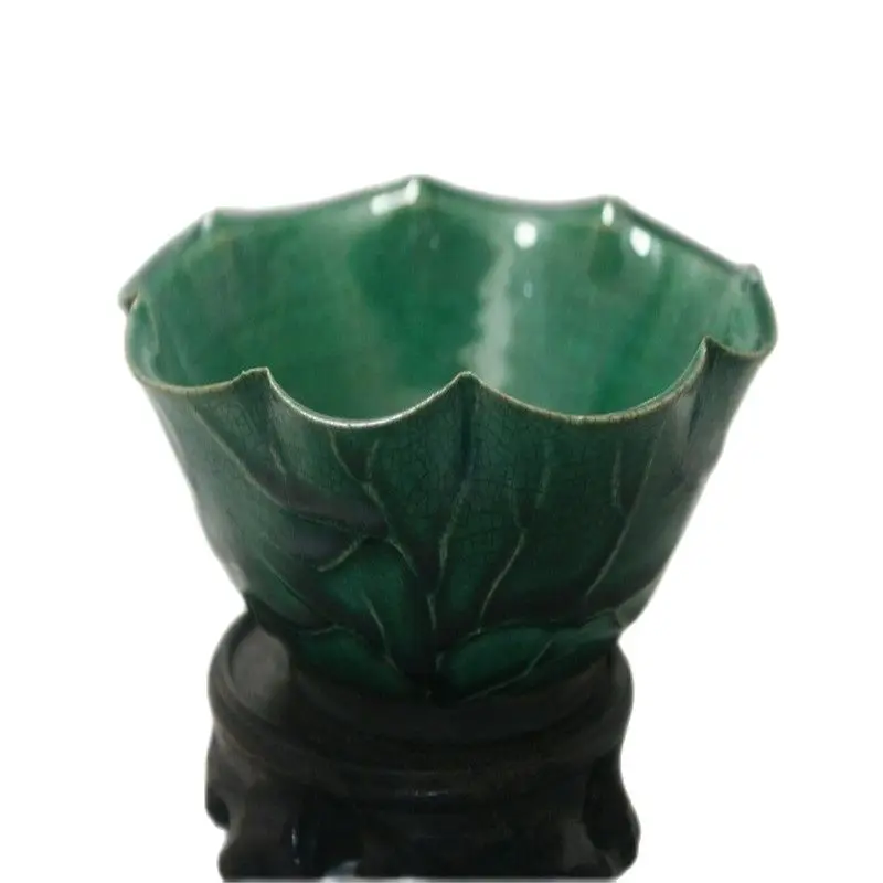 Тонкий старинный фарфор плавающая резьба рыба фарфоровая ручка мыть и чаши|porcelain