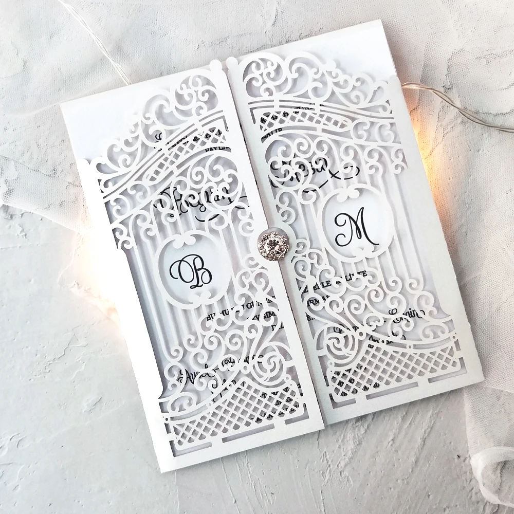 Недавно разработанные Роскошные Пригласительные открытки в форме двери с