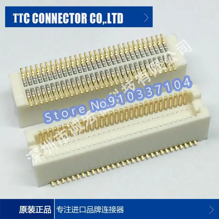 

10pcs/lot DF12E(5.0)-60DP-0.5V(81) legs width : 0.5mm 60P Board to board Connector 100% New and Original